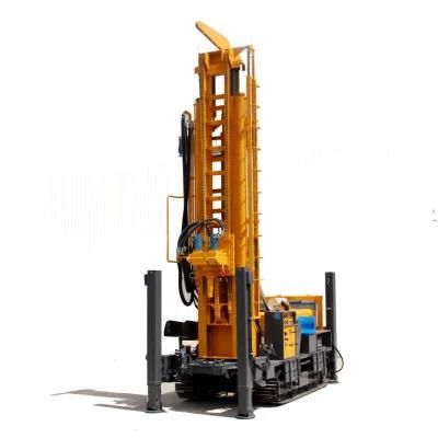180 Meters Portable Hard Rock Borehole Well DTH Crawler Underground Water Drill Rig