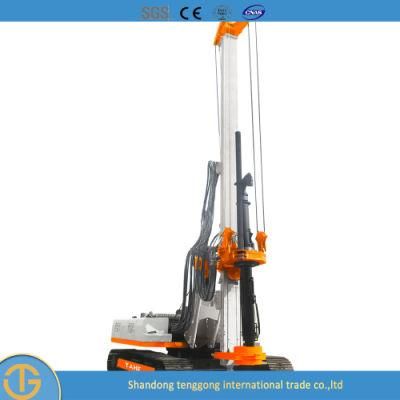 Water Well Crawler Spare Parts Long Spiral Rotary Drilling Rig Portable