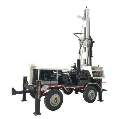 Sly510 Trailer Mounted DTH Water Well Drilling Rig with 200m 300m Depth
