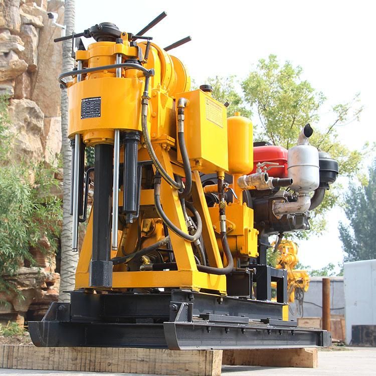 160m Depth Small Water Well Drilling Rig Diesel Drive Drilling Machine