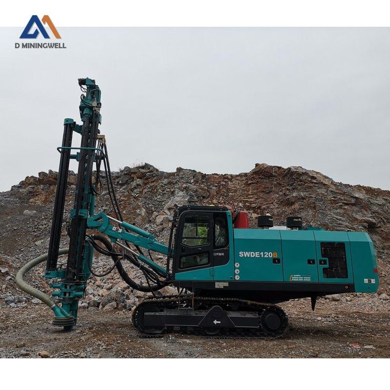 Integrated DTH Drilling Rig Blasting Hole Drilling Rig Mine Rock Drill Rig with Cab