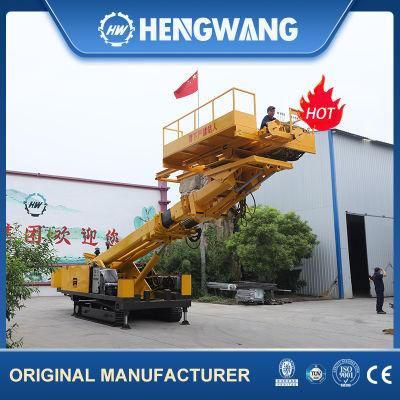 Rock Drilling Machine Drilling Speed Fast Height 12m Crawler Mounted Slope Anchor Drilling Rig for Nigeria