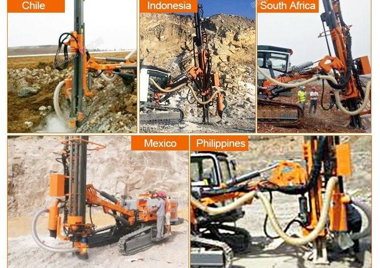 Surface Drill Rig Rotation Speed 110 Rpm DTH Drilling Rig Machine with Two-Stage Dry Dust Collector Price