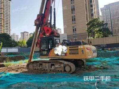 Used Sany Sr155 Rotary Drilling Rig Second Hand Construction Machinery Rotary Bore Drilling Piling Rig