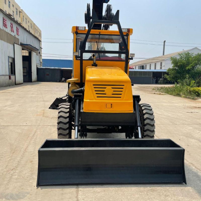 Portable Small Piling Hammer Auger Machine Drilling Rig for Sale Dl-180 Model