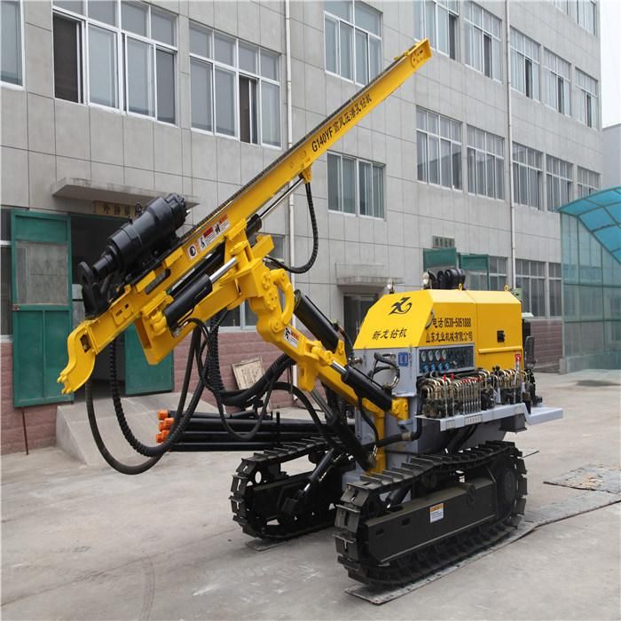 Multi Functional Hydraulic Anchor Drilling Rig Ctq-G140yf Hydraulic DTH Drilling Rig for Slope Supporting