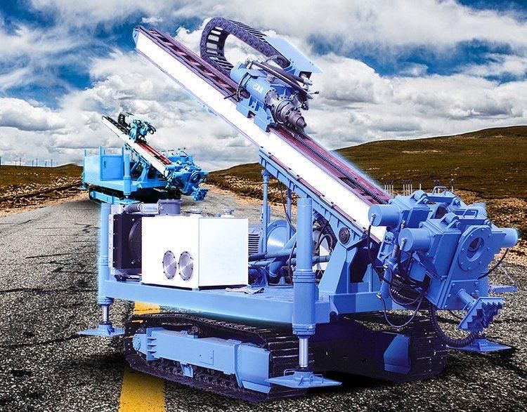 Good Sell Drill Depth 170m Hydraulic Drilling Rig for Anchor Drilling Drilling Angle 90 Anchor Drilling Rig in Soil Sand and Dust