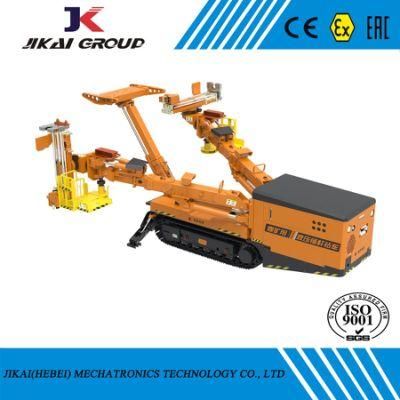 Two Drilling Arms Hydraulic Crawler Roof Bolting Jumbo Drilling Machine for Coal Mine