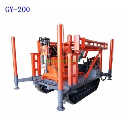 Crawler Mounted Geotechnical Sample Core Drilling Rig (GY-200)
