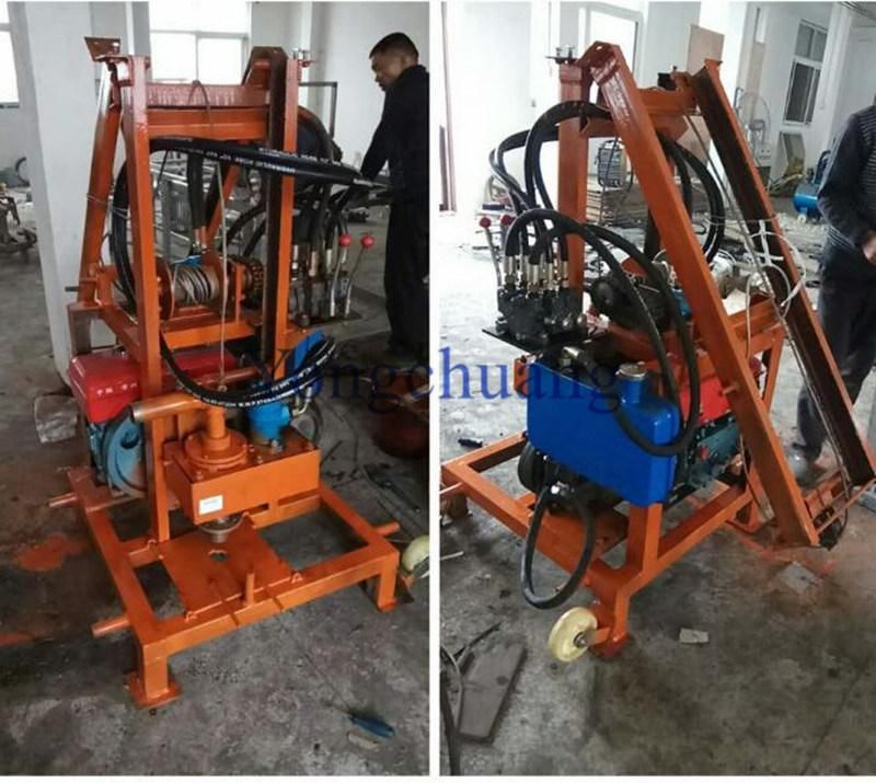 Homemade Water Well Drilling Machine with Drill Pipe and Drill Bit