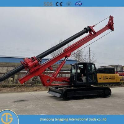 130kn. M High Torque Crawler Drilling Rig Machine for Pile Foundation 30m Depth