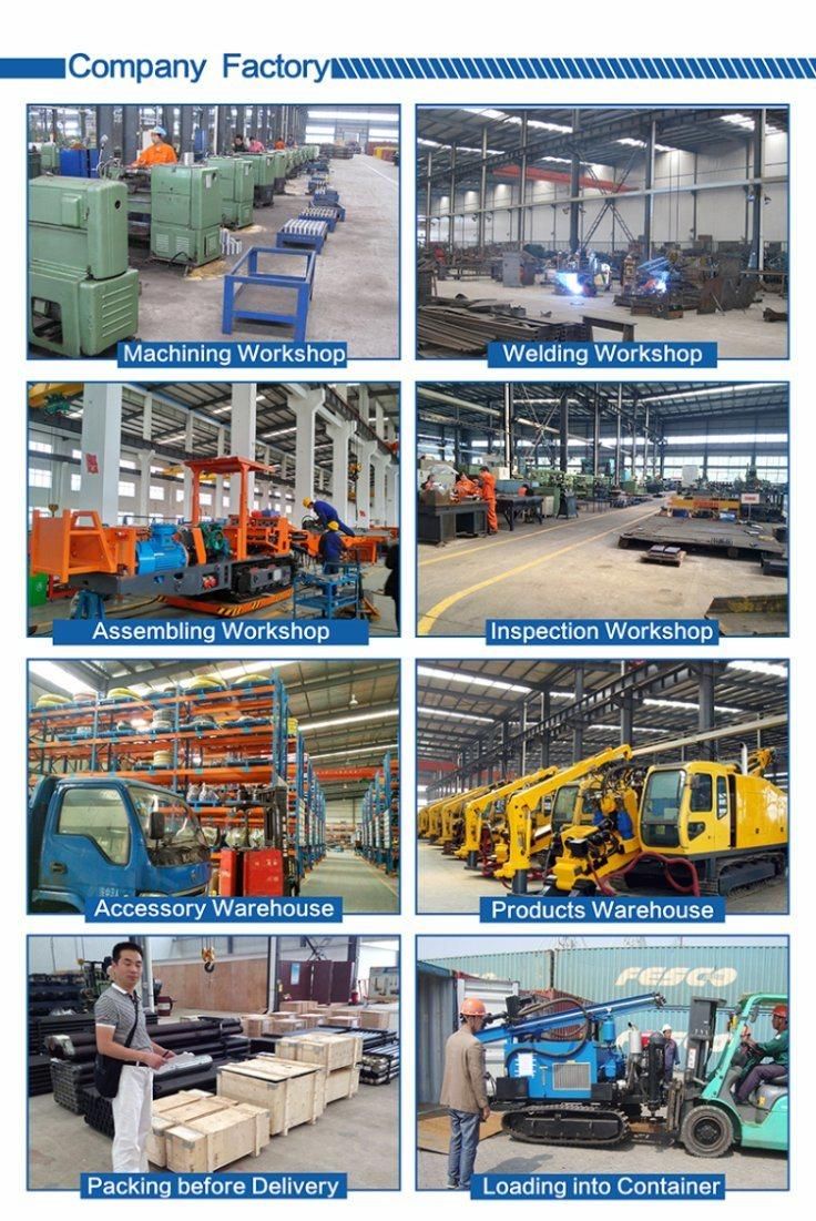 Air Drilling Rig Machine with High Efficiency Rock Drilling