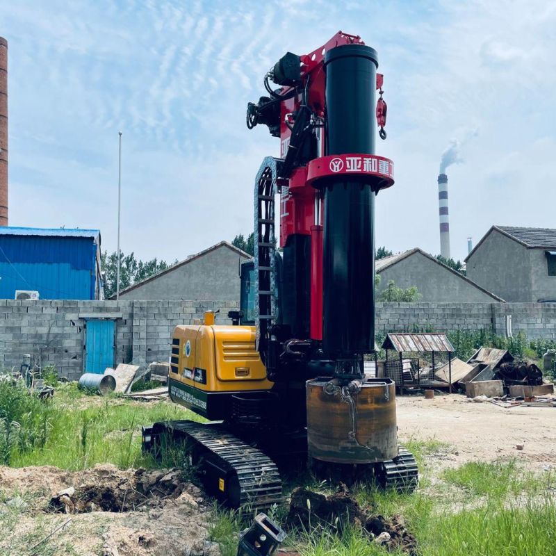 Bored Portable Pile Rotary Crawler Type Hydraulic Oil Deep Well Drilling Rig