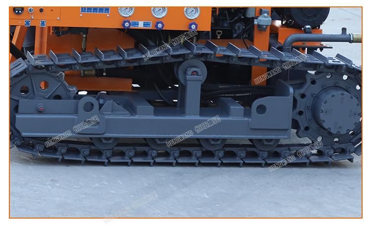 Crawler Type Open-Hole Diesel 30m Separated DTH Drilling Rig