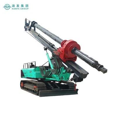 Hf340 Full Hydraulic Crawler Type Rotary Drilling Rig with Engine
