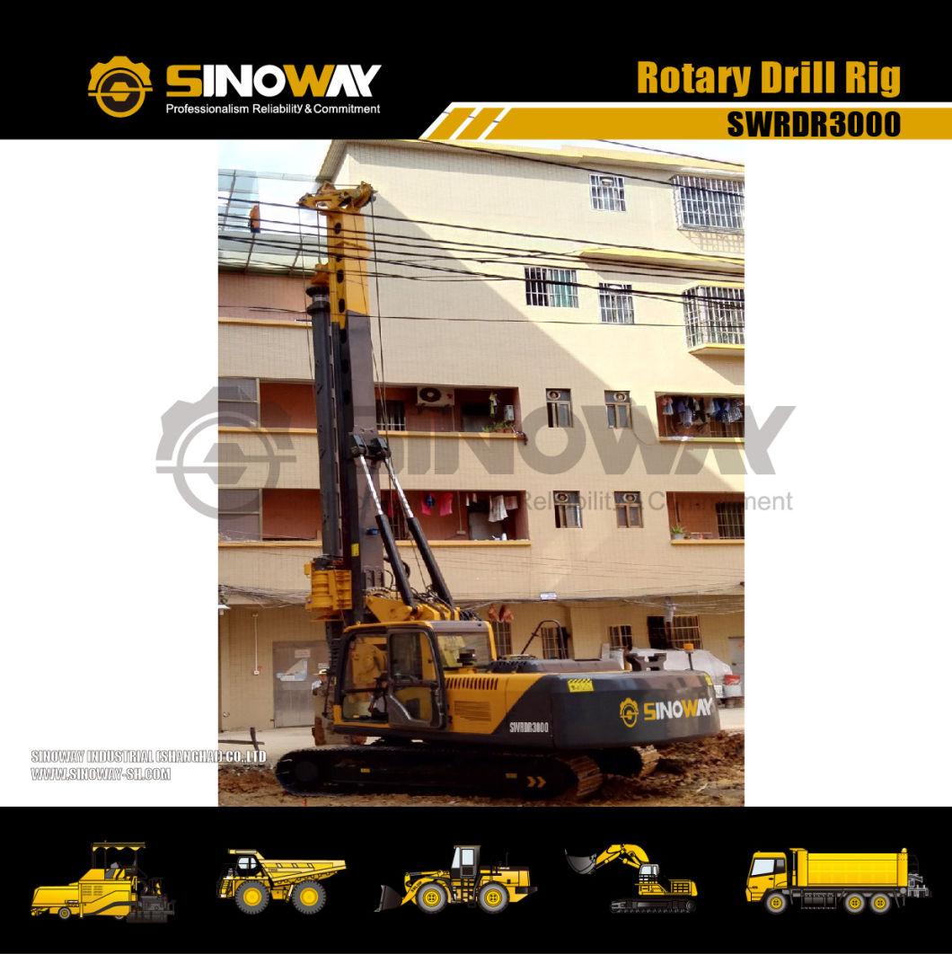 Rotary Drilling Rigs Hydraulic Piling Rigs with Cummins Engine