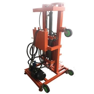 Folding Type All Hydraulic Electric Water Well Drilling Rig with 100 M Depth