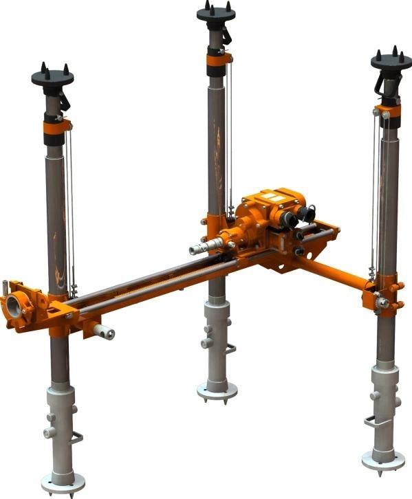 Zqjc-360/8.0 Pneumatic Bracket Drilling Machine Is Driven by Compressed Air and Widely Used in Coal Mine for Drilling Holes From Different Angles,