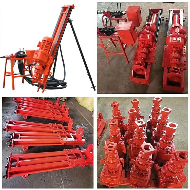 Hot 20m Borehole DTH Hard Rock Mining Rig Quarry Blasting Drilling Machine