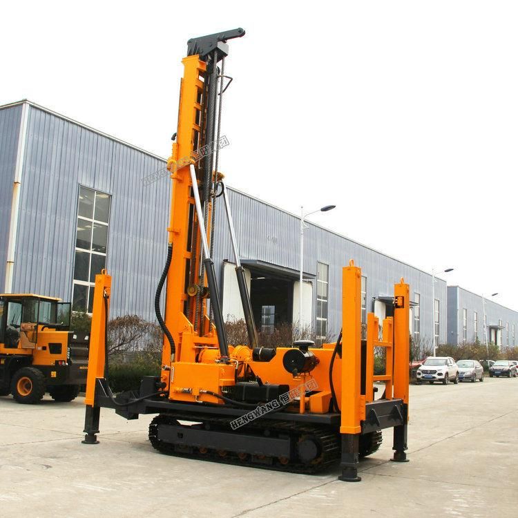 Pneumatic Borehole Hydraulic Rotary Water Well Drilling Rig