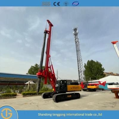 50m Cheap Price Crawler Screw Pile Driver Rotary Bored Pile Drilling Rig