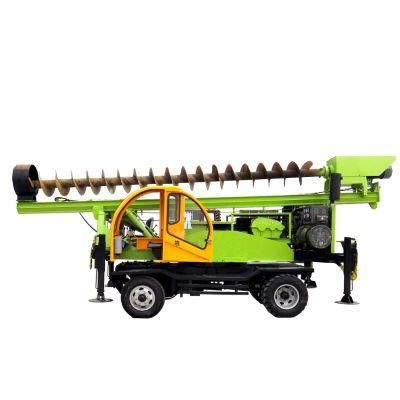 Factory Manufacturer Wheeled 360-6 Hydraulic Rotary Drilling Rig Pile Driver