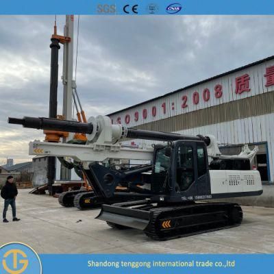 Electric Ground Screw Pile Table Portable Pile Driver Electric Ground Diesel Engine Drilling Rig