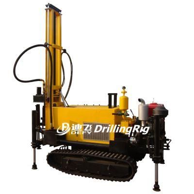 100m Air Portable Crawler Hammer Drilling Rig for Sale