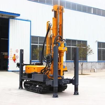 Small Portable Tractor Crawler Water Well Borehole Hydraulic Rotary Drilling Rig