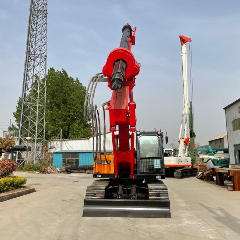 Cummins Crawler Drilling Rig with Automatic Vertical Adjuster Dr-100