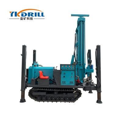 Drilling Depth 100 to 1000 Meter Crawler Pneumatic Rotary Water Well Drilling Rig Machine Prices for