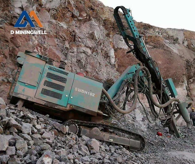 D Miningwell Swdh 102s Top Hammer Drilling Rig Full Hydraulic Rock Drill Rig with Cab