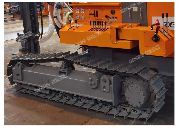 Crawler Surface Hammer Bit DTH Drilling Rig