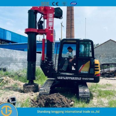 Crawler Type Hydraulic Oil Deep Well Soil Hydraulic DTH Drill Piling Bored Rotary Drilling Rig