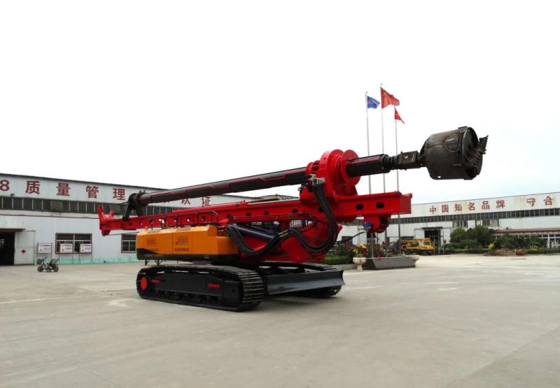 40m/50m/60m Diesel Engine Borehole Drill Rig Crawler Drilling Machine for Water Well/Mining Excavating