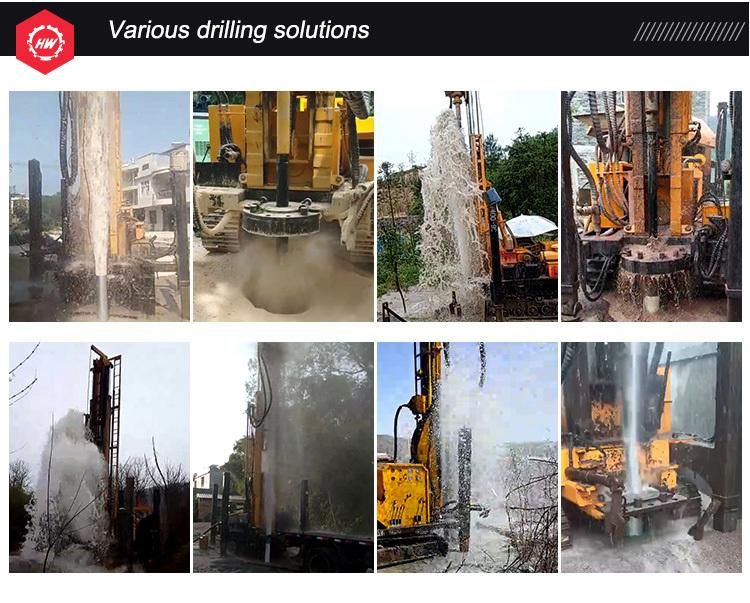 DTH Pneumatic Water Well Drilling Rig in Dubai