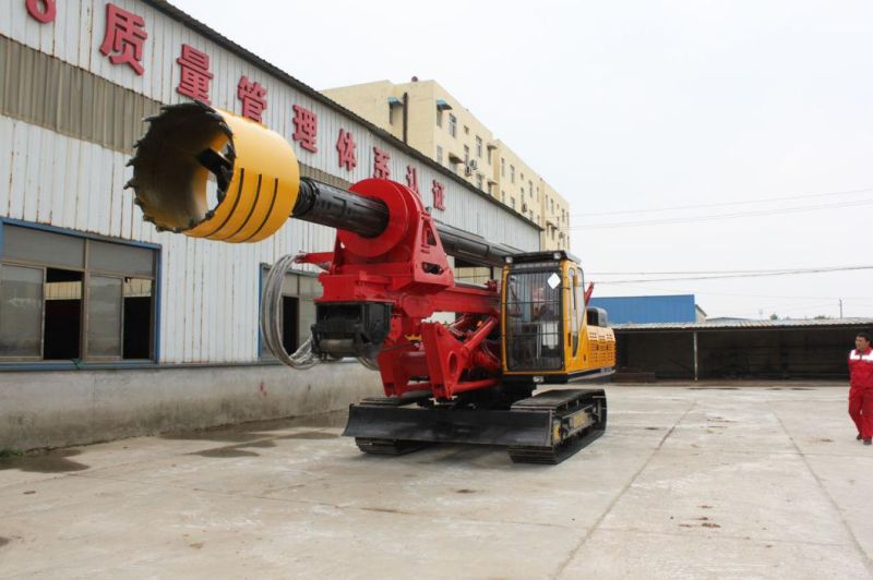 Small Crawler Hydraulic Rotary Drill/Drilling Rig for Foundation Engineering/Water Well/Mining Exploration Excavating/Geotachnial Construction Equipment Dr-120