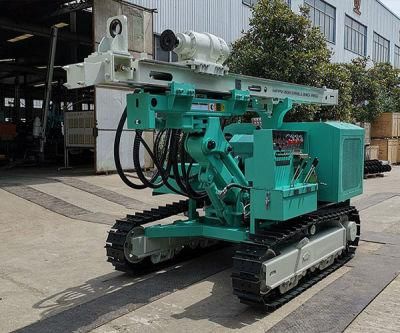 ISO 9001: 2000 Approved Hanfa Wooden Case or as Your Requirement Portable Drilling 20-120m Photovoltaic Pile Rig