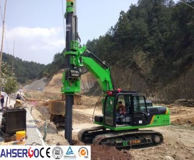 Max Crowd Pressure Kr90 Hydraulic Rotary Piling Rig with 28m Max Drilling Depth Borehole Pile Equipment