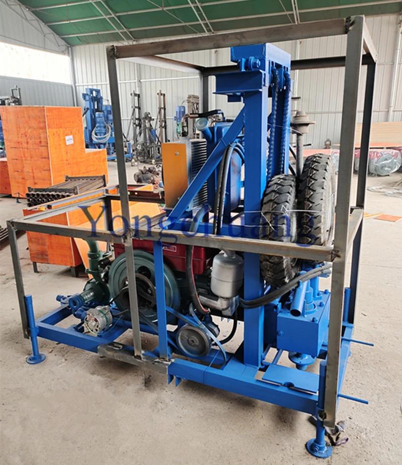 Hydraulic Drilling Rigs with Drill Pipe and Drill Bit