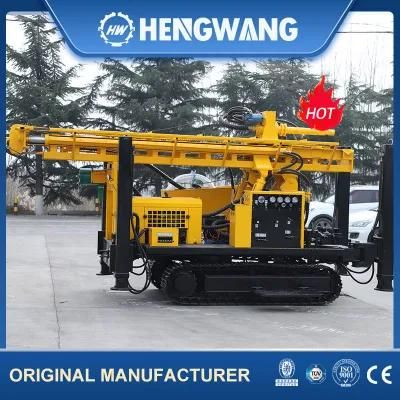 High Leg Crawler Type Drilling Depth 320m Small Water Well Drilling Machine Drilling Diameter 130mm Man Portable Borehole Tripod Drill Rig