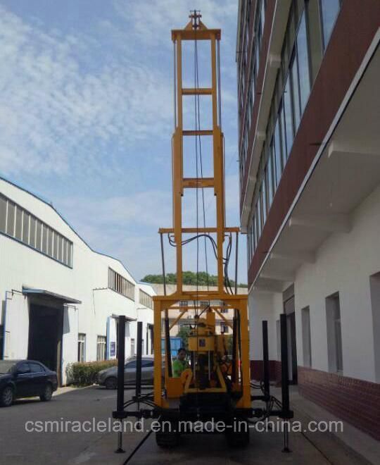 200m Crawler Mounted Geotechnical Investigation/Water Well Drilling Core Drill Rig with Bw160 Mud Pump (YZJ-200Y)