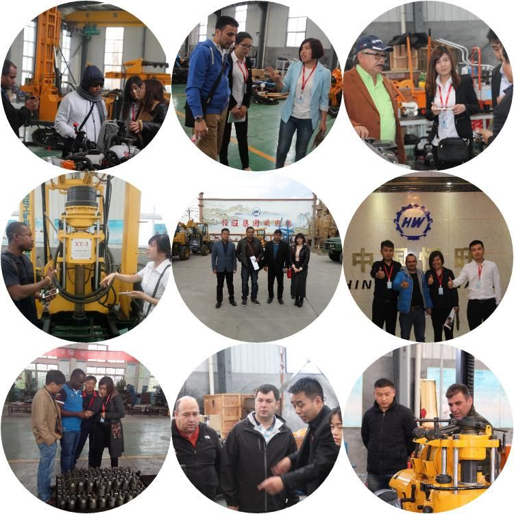 Pneumatic Machine Crawler Hydraulic Water Drilling Rig for Peru