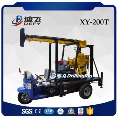 100-200m Portable Borehole Drilling Machine / Tractor Mounted Drilling Rig for Sale
