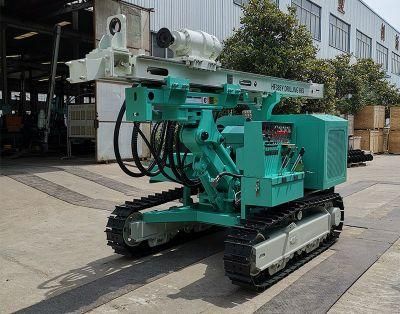 Hf385y 20-120m Solar Photovoltaic Energy Crawler Piling Rig for Sale