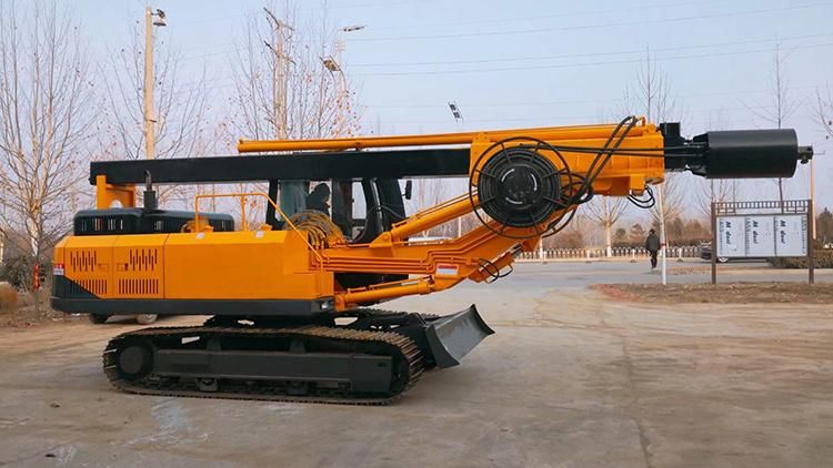 Programmable Crawler Drill Rig Rotary Head Rotary Drilling Rig