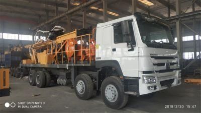 Commercial Use Big Hole Deep Water Large Well Drilling Truck with Mud Pump and Air Compressor