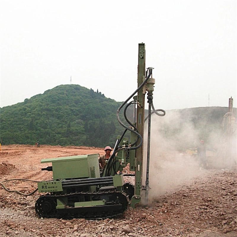 Ground Hydraulic Crawler DTH Drill Rig for Hard Rock Drilling