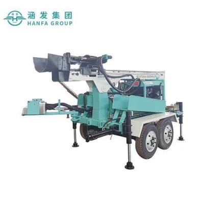 Hf150t Multipurpose Rock Drilling Equipment Trailer Water Well Drilling Rig