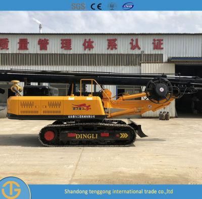 Shandong Province Construction Machinery Crawler Small Hydraulic Piling Machine